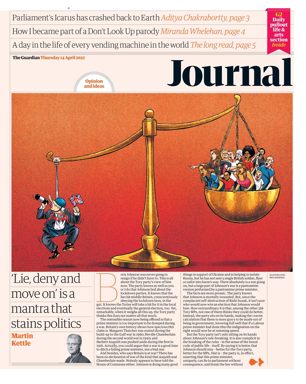 The Guardian Newspaper Preview Pages