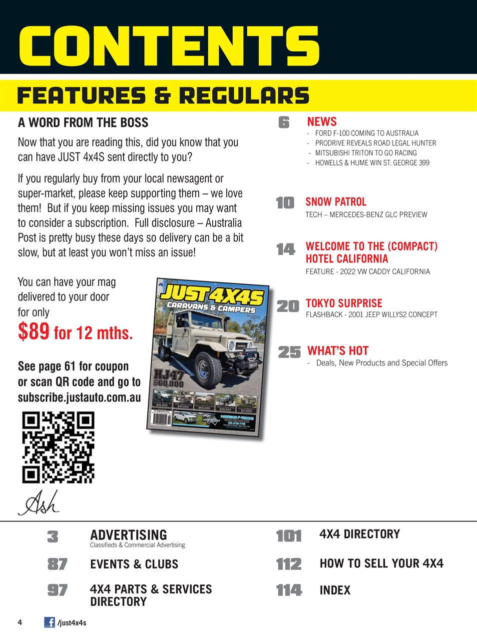 JUST 4X4S Preview Pages