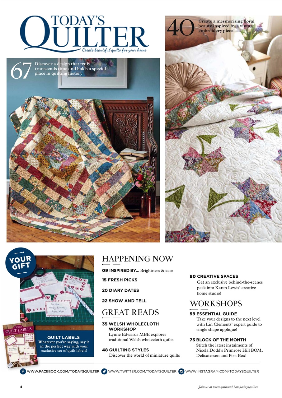 Today’s Quilter Preview Pages