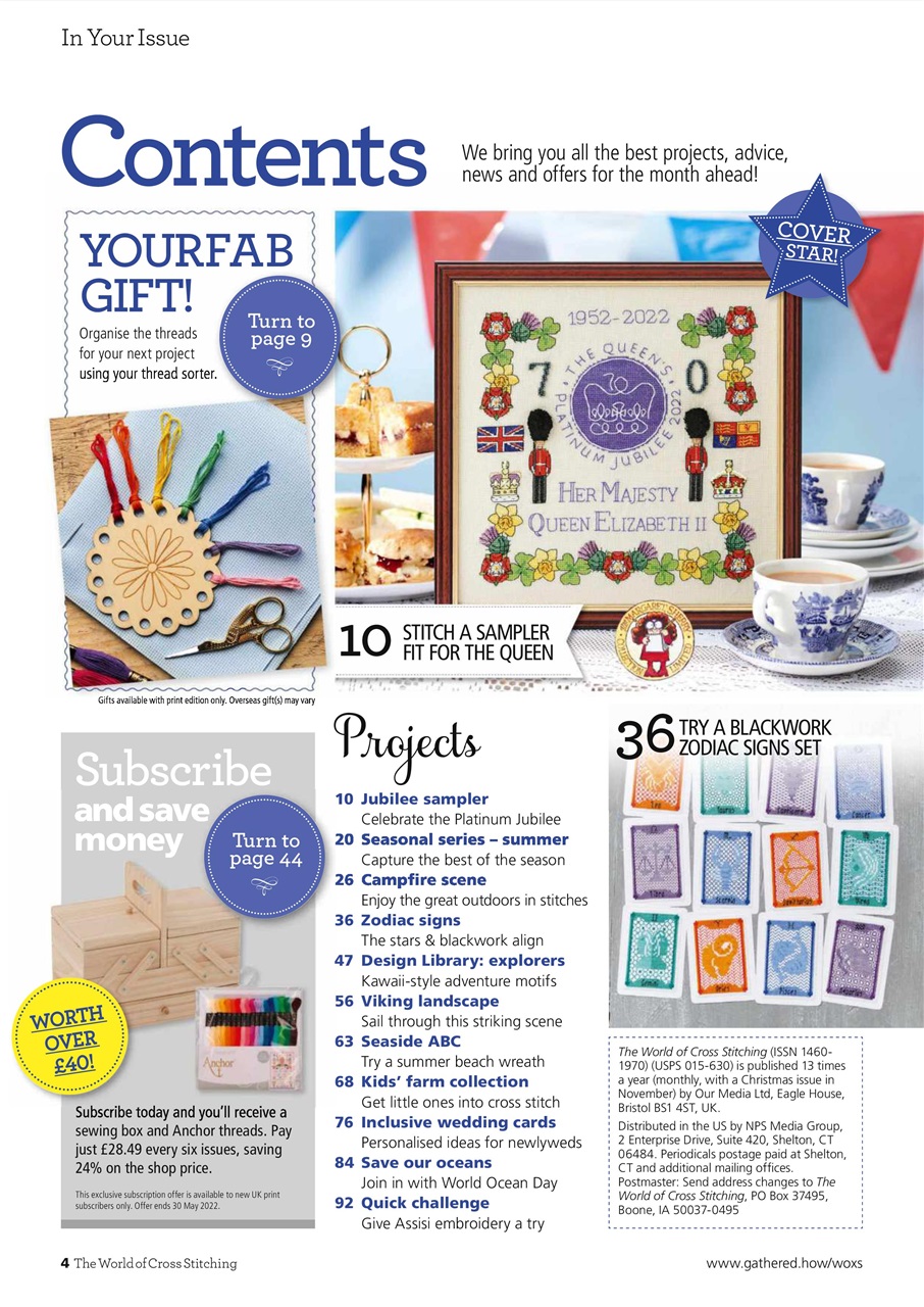 The World of Cross Stitching Preview Pages