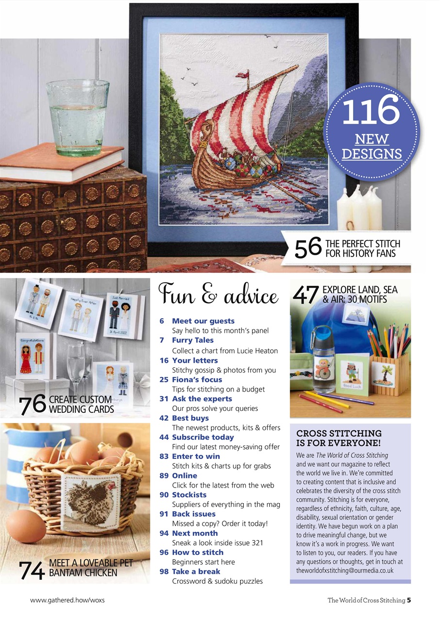 The World of Cross Stitching Preview Pages