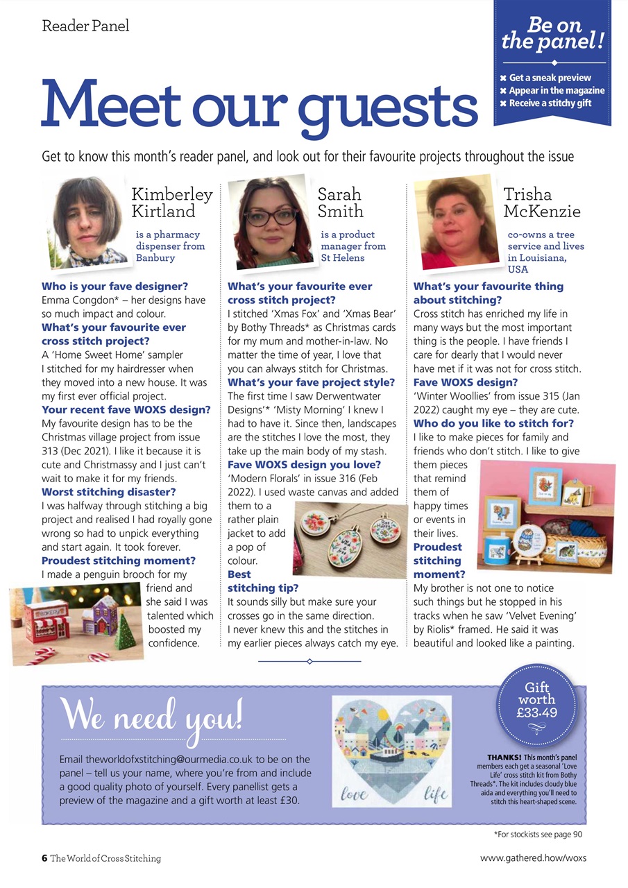 The World of Cross Stitching Preview Pages