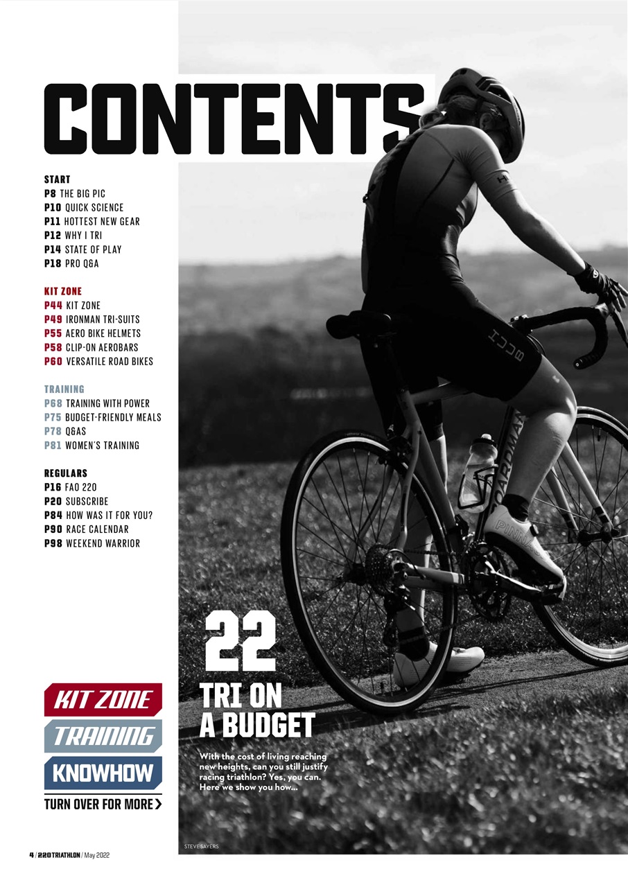 220 Triathlon Magazine Preview Pages