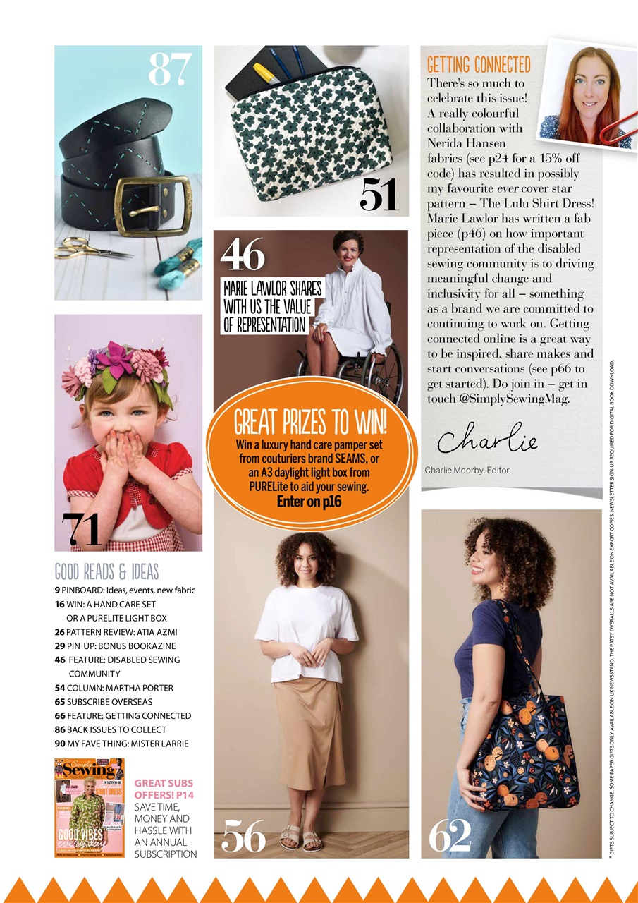 Simply Sewing Preview Pages