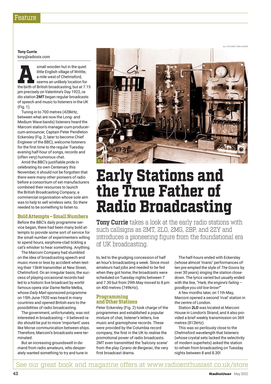 Radio User Preview Pages