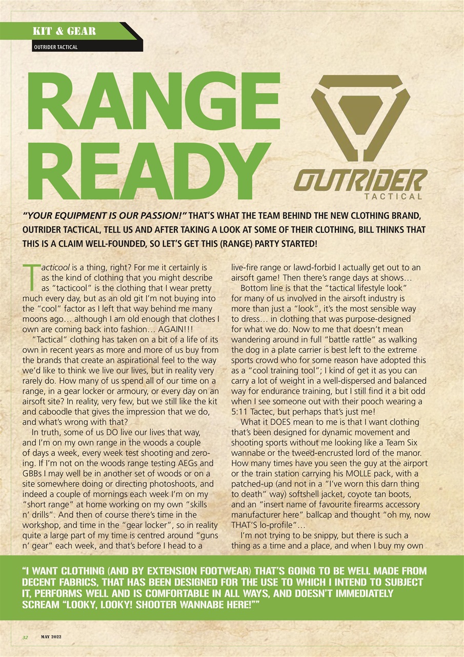 Airsoft Action Preview Pages