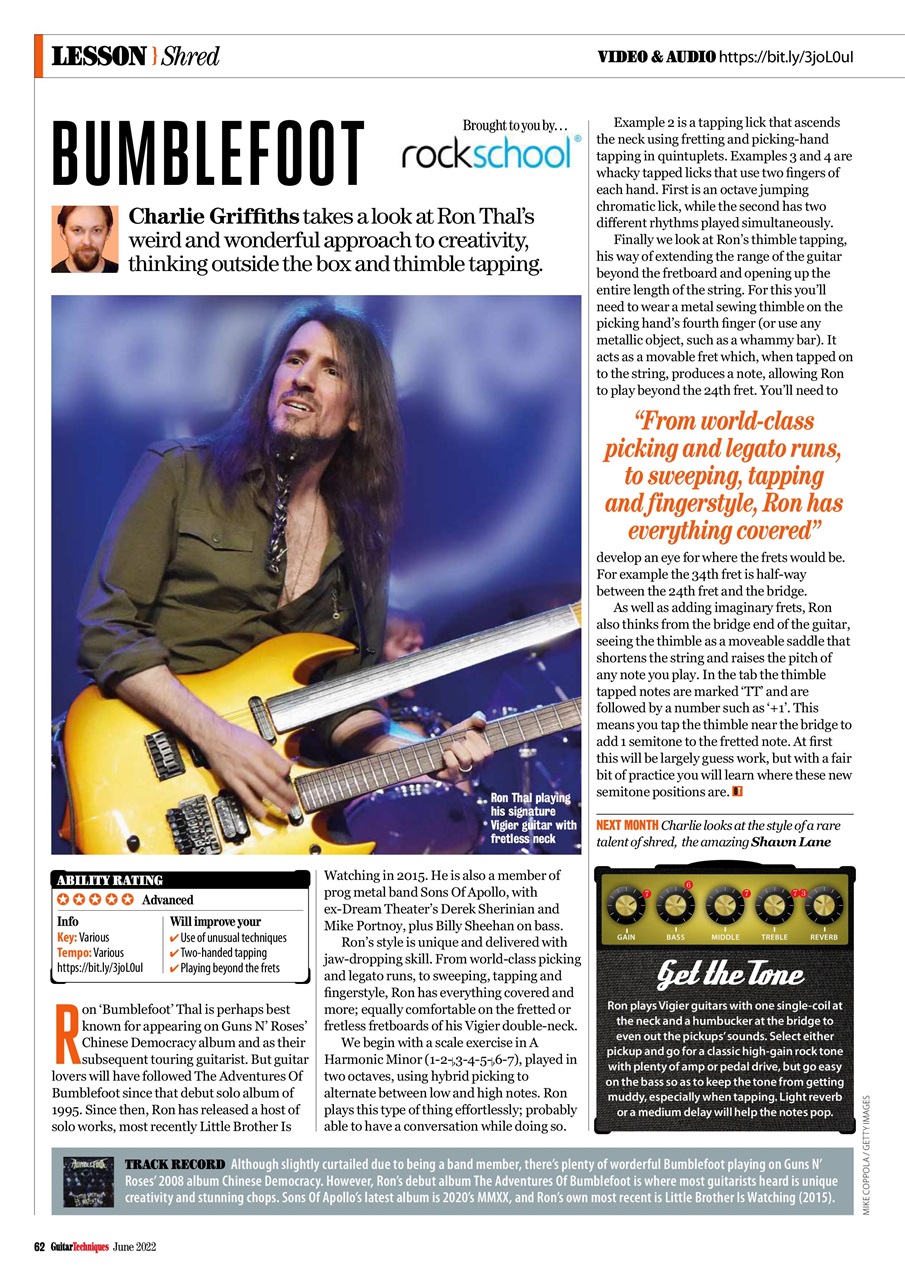 Guitar Techniques Preview Pages