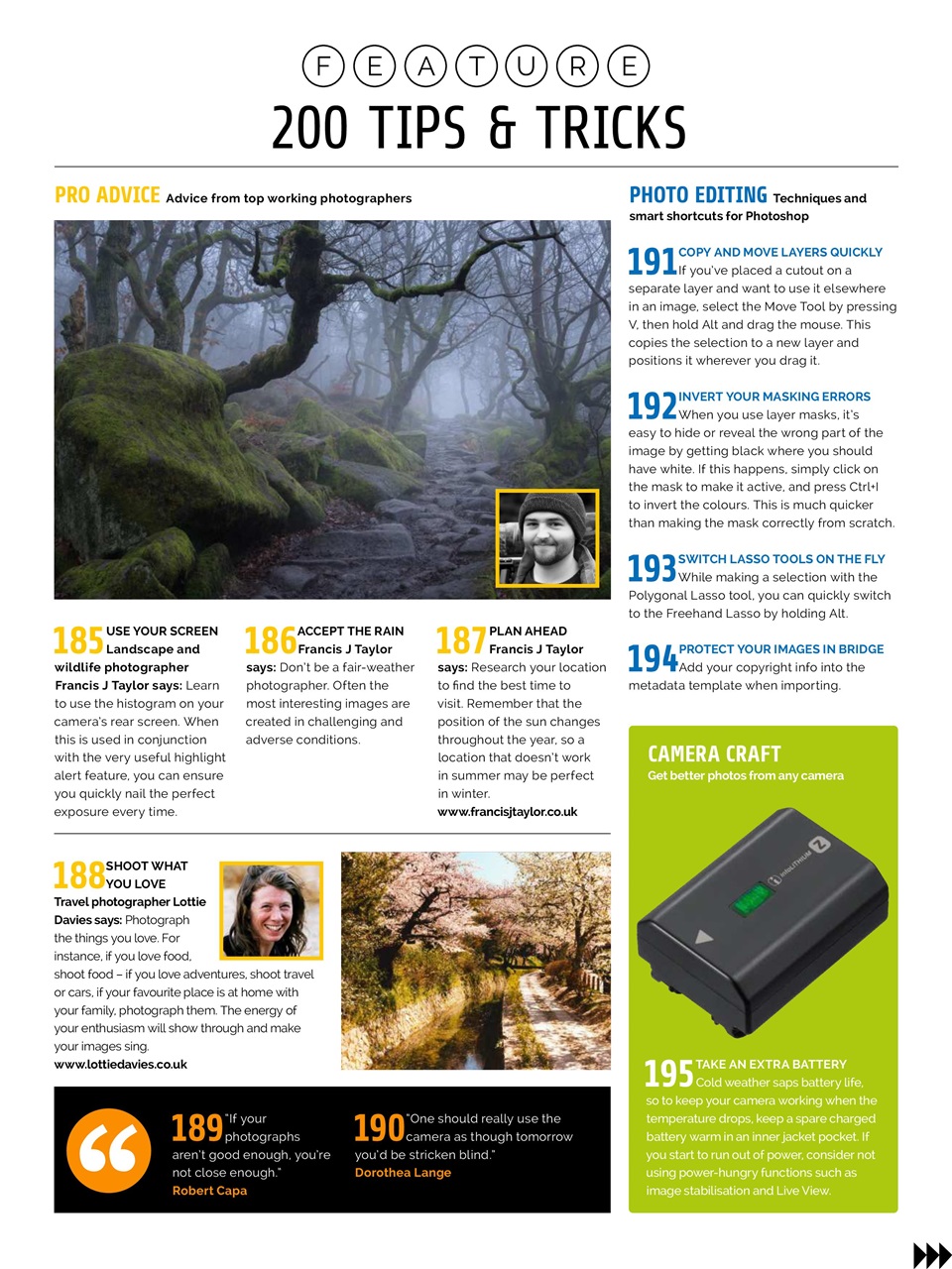 Photography Week Preview Pages