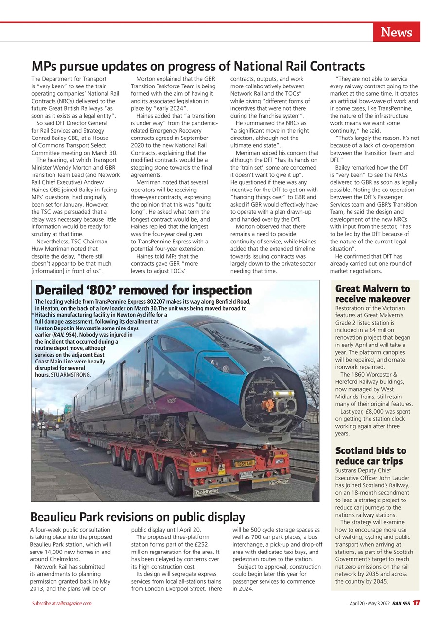 Rail Preview Pages
