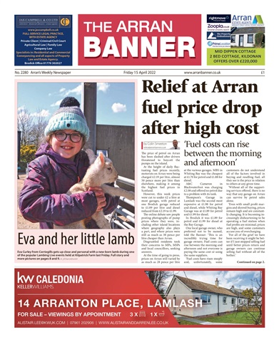 Arran Banner issue 15th April 2022