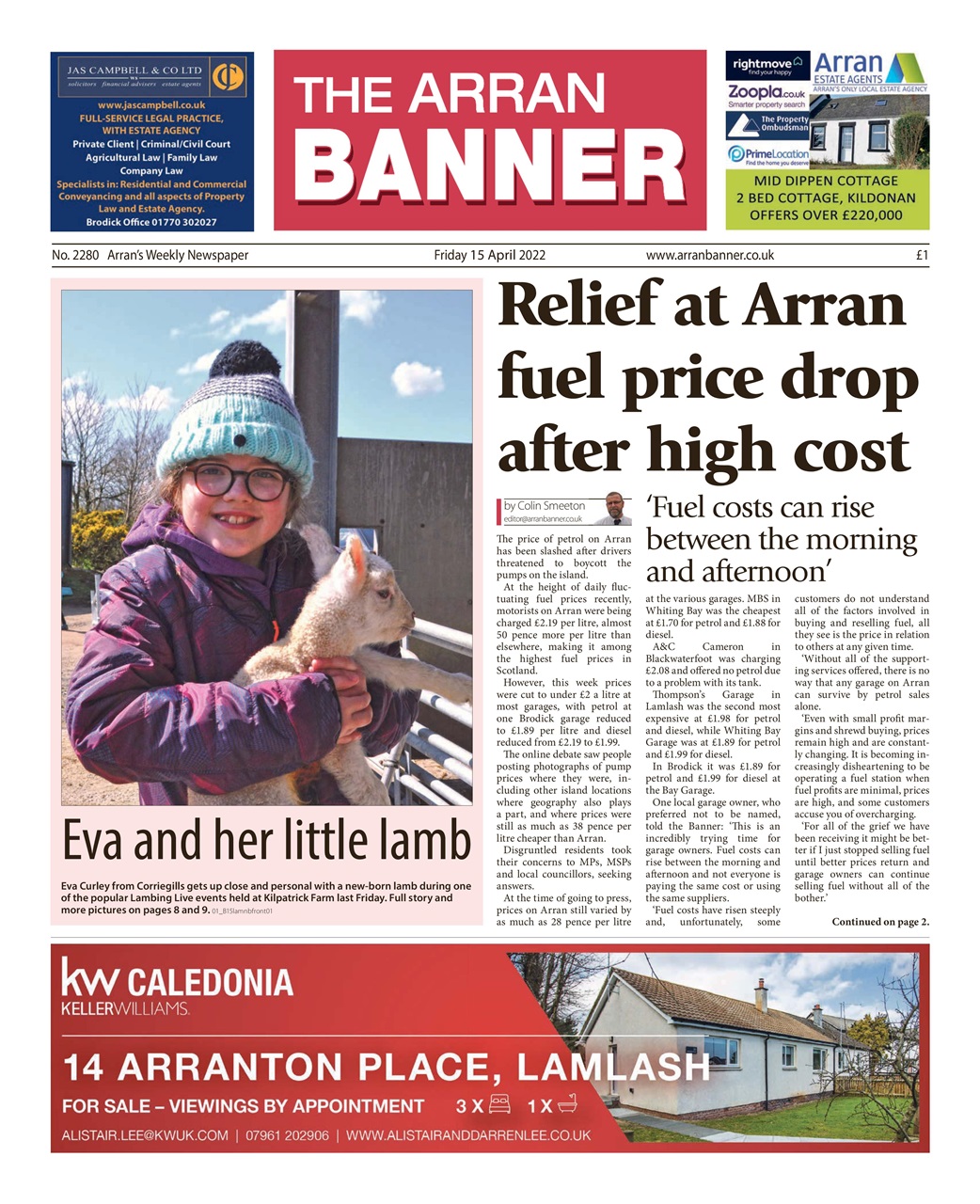 Arran Banner Preview Pages