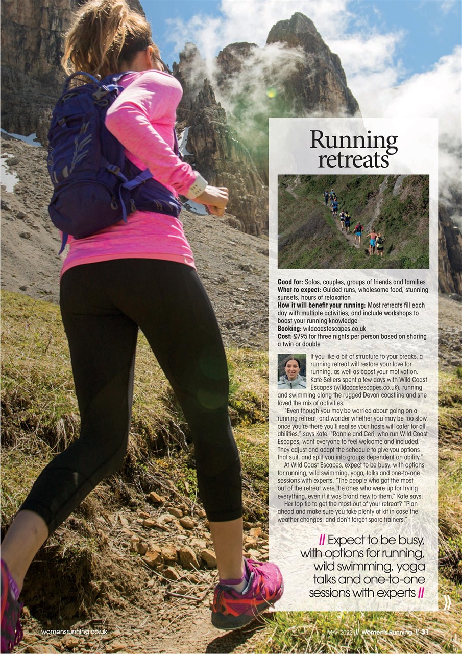 Women’s Running Preview Pages