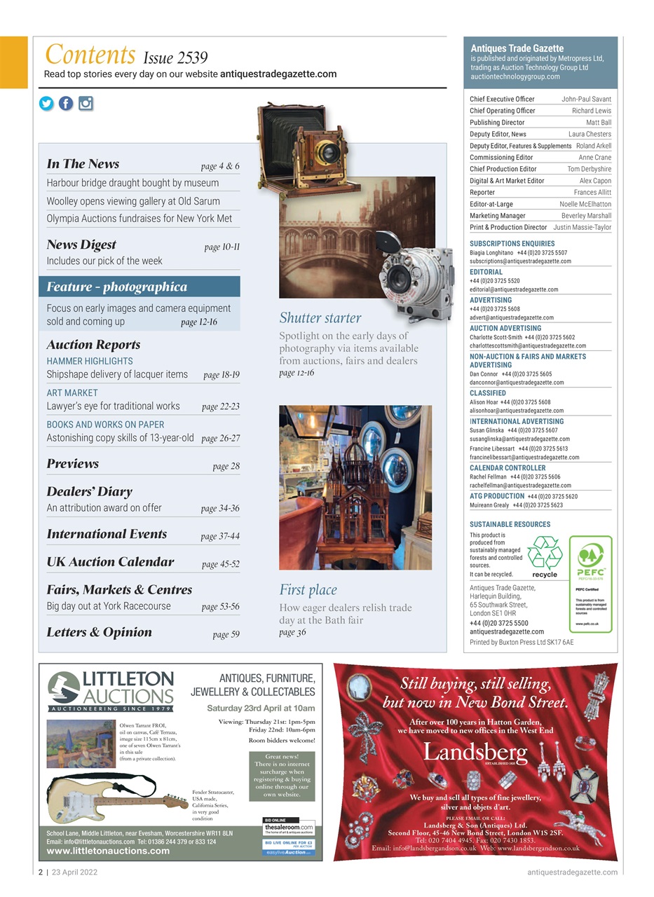 Antiques Trade Gazette Preview Pages