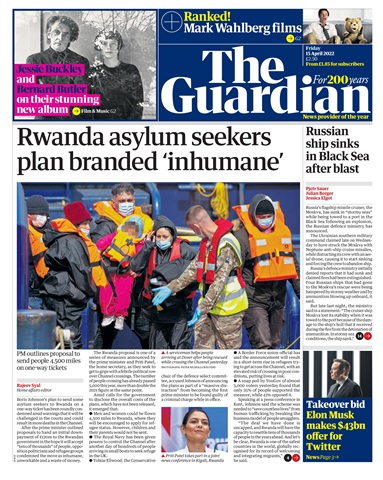 The Guardian Newspaper issue Friday, April 15, 2022