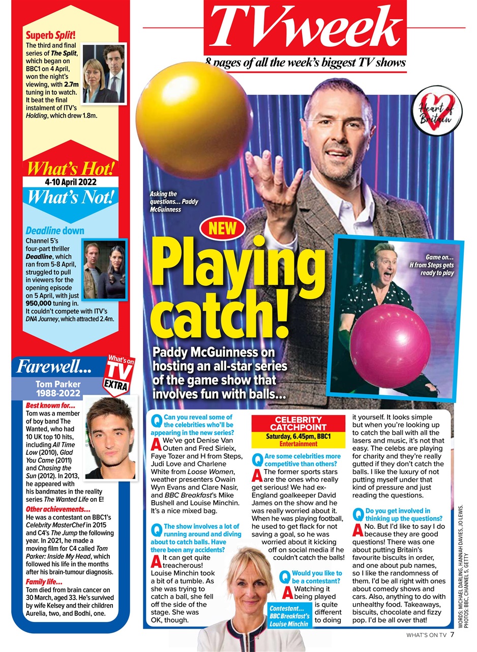 What's on TV Preview Pages