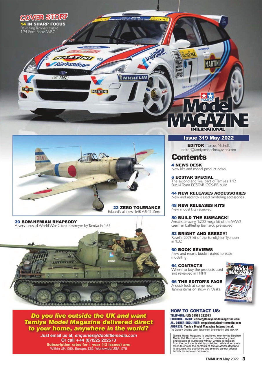 Tamiya Model Magazine Preview Pages