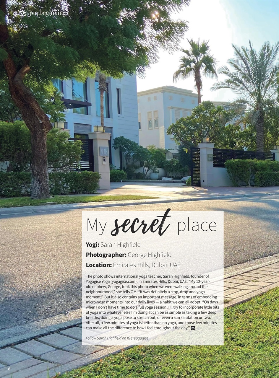 OM Yoga Magazine Preview Pages