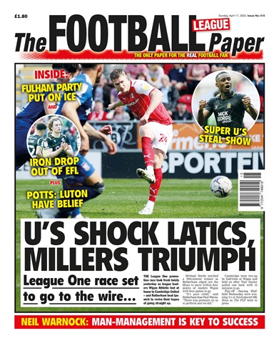 The Football League Paper issue 17 Apr 2022