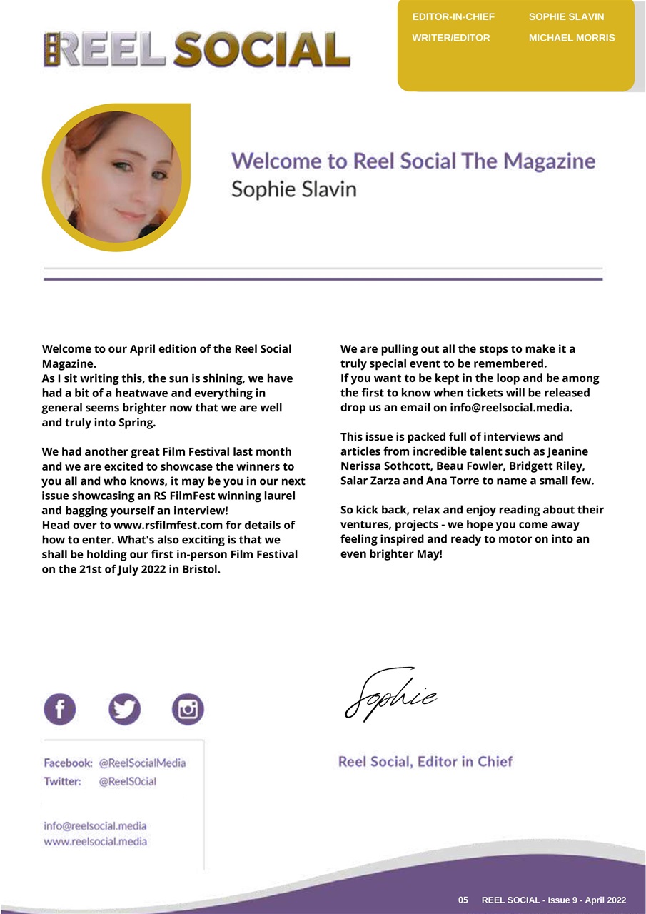 Reel Social Preview Pages