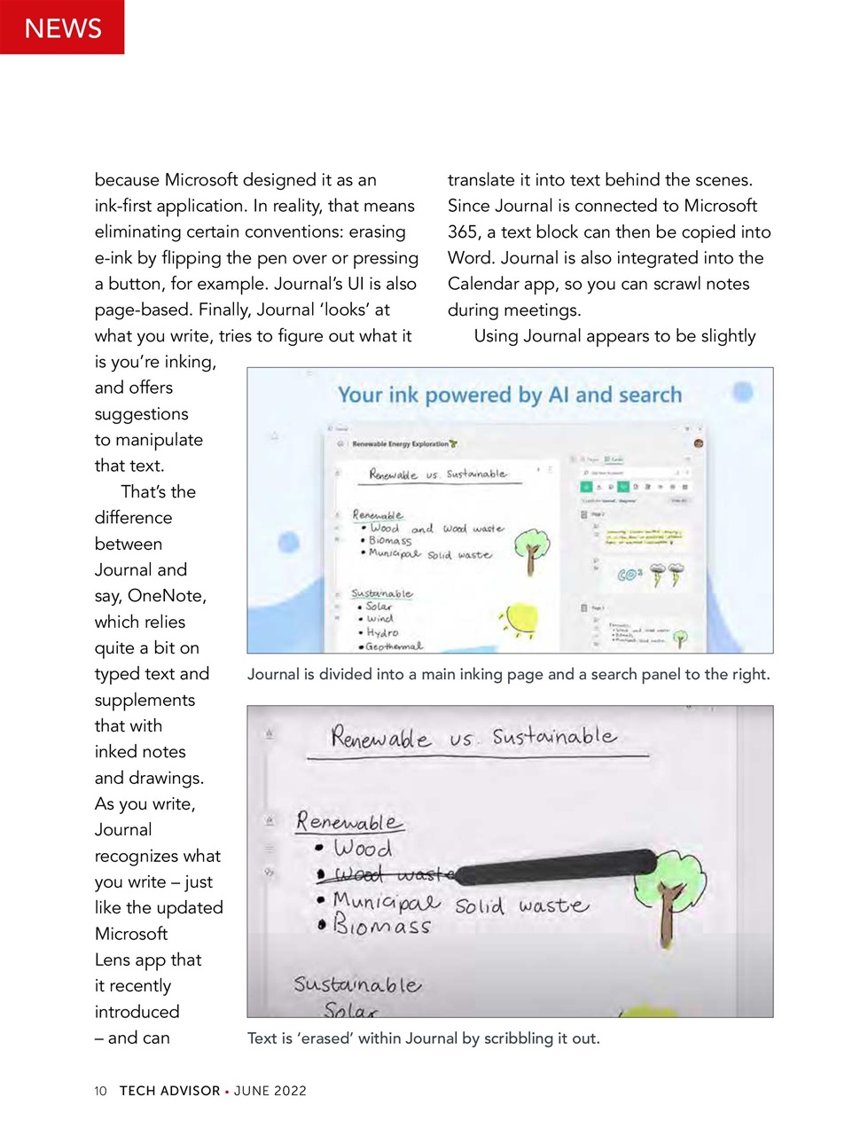 Tech Advisor Preview Pages
