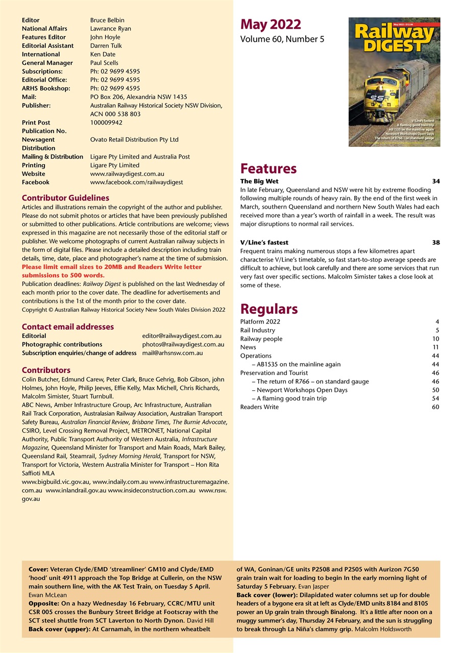 Railway Digest Preview Pages