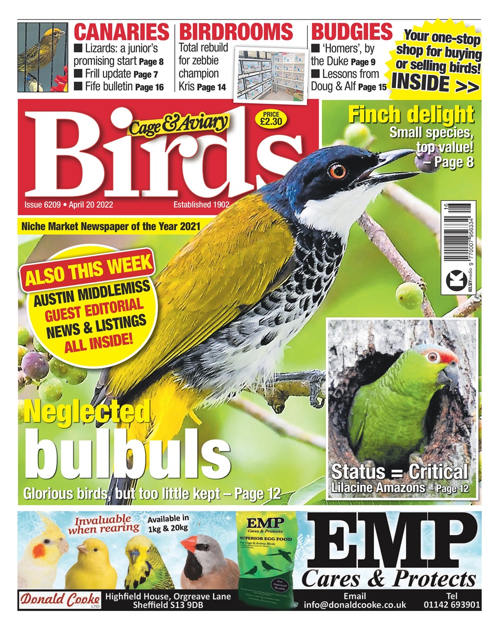 Cage & Aviary Birds Preview Pages