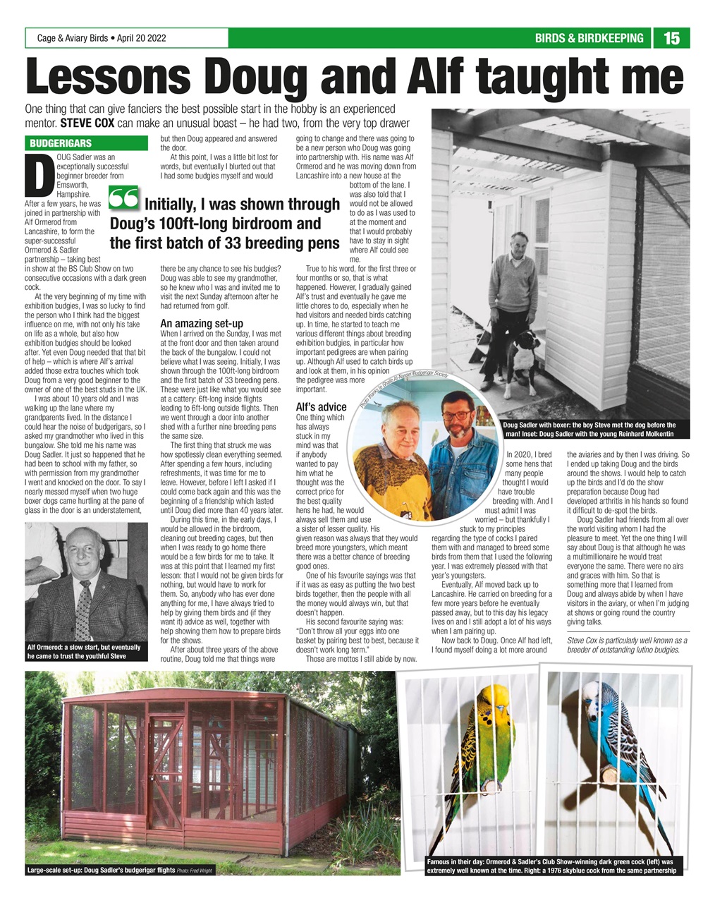 Cage & Aviary Birds Preview Pages