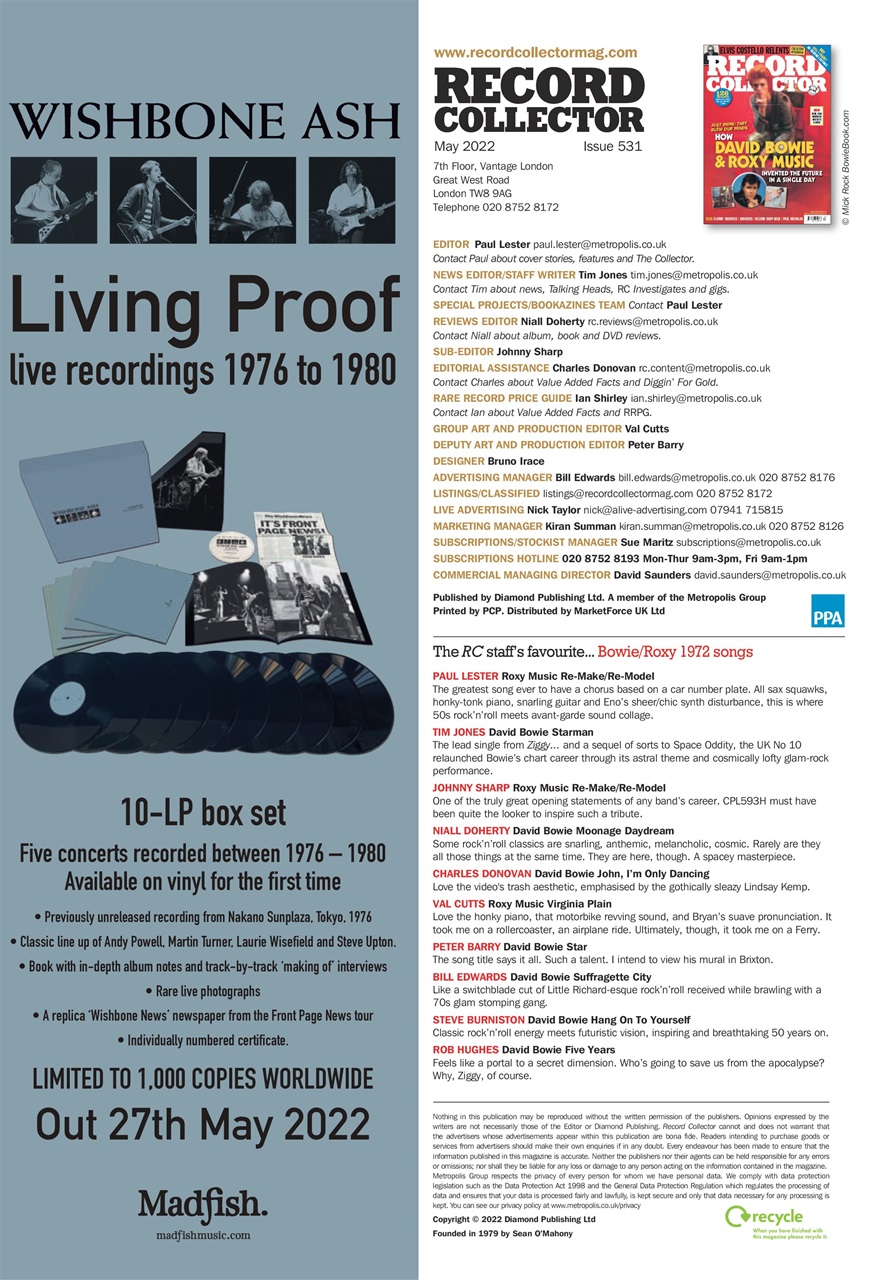 Record Collector Preview Pages