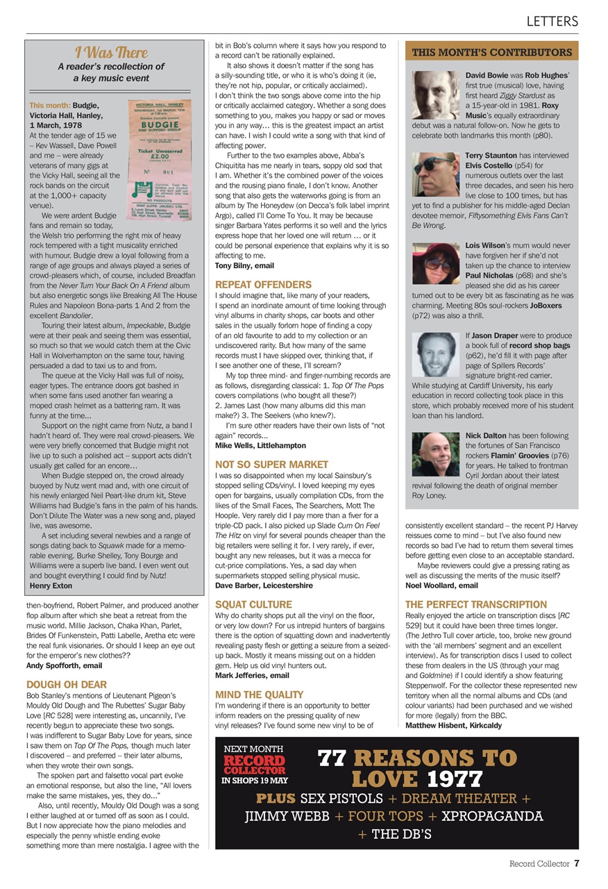 Record Collector Preview Pages