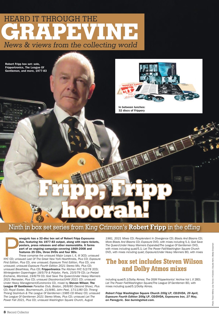 Record Collector Preview Pages