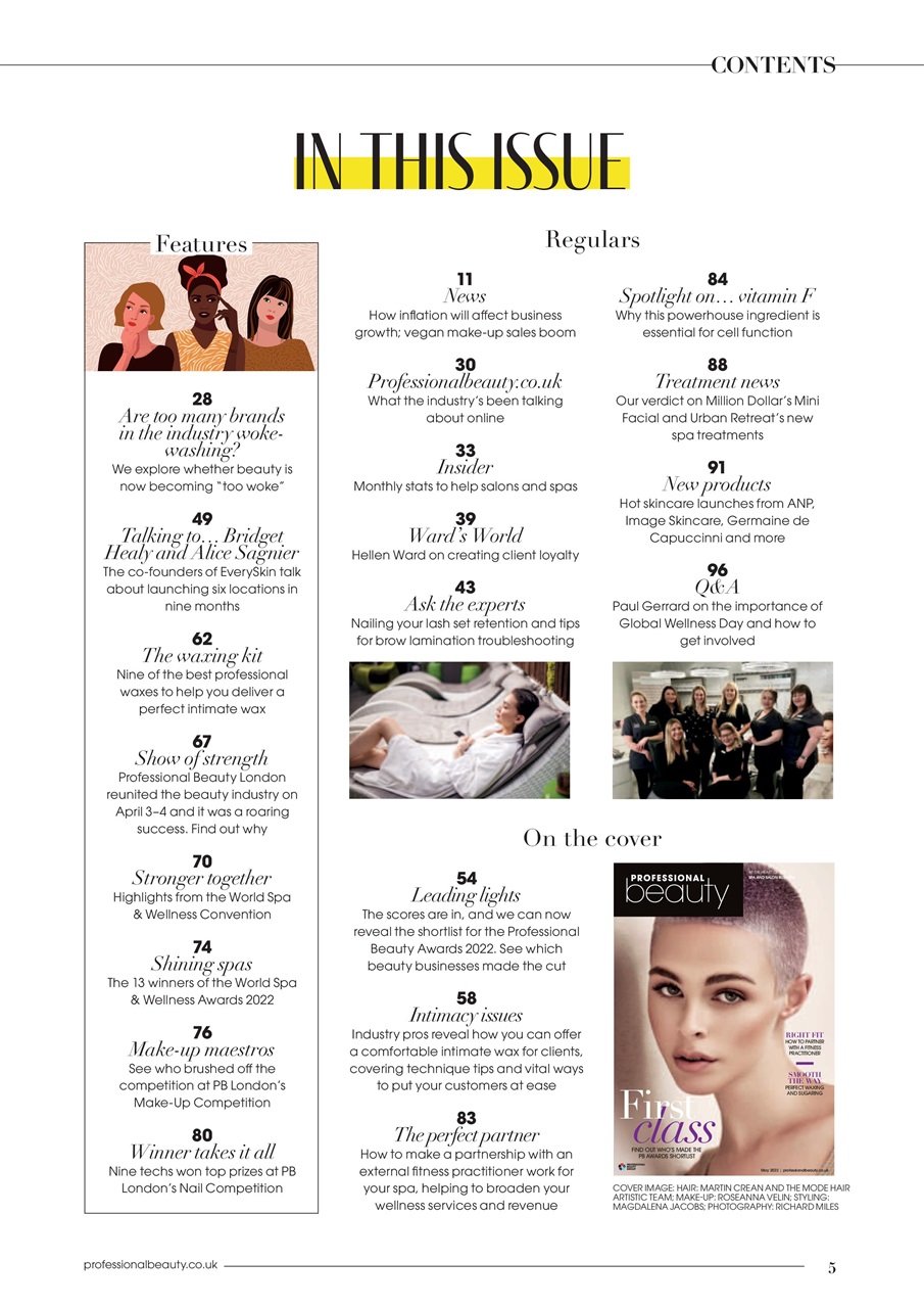 Professional Beauty Preview Pages