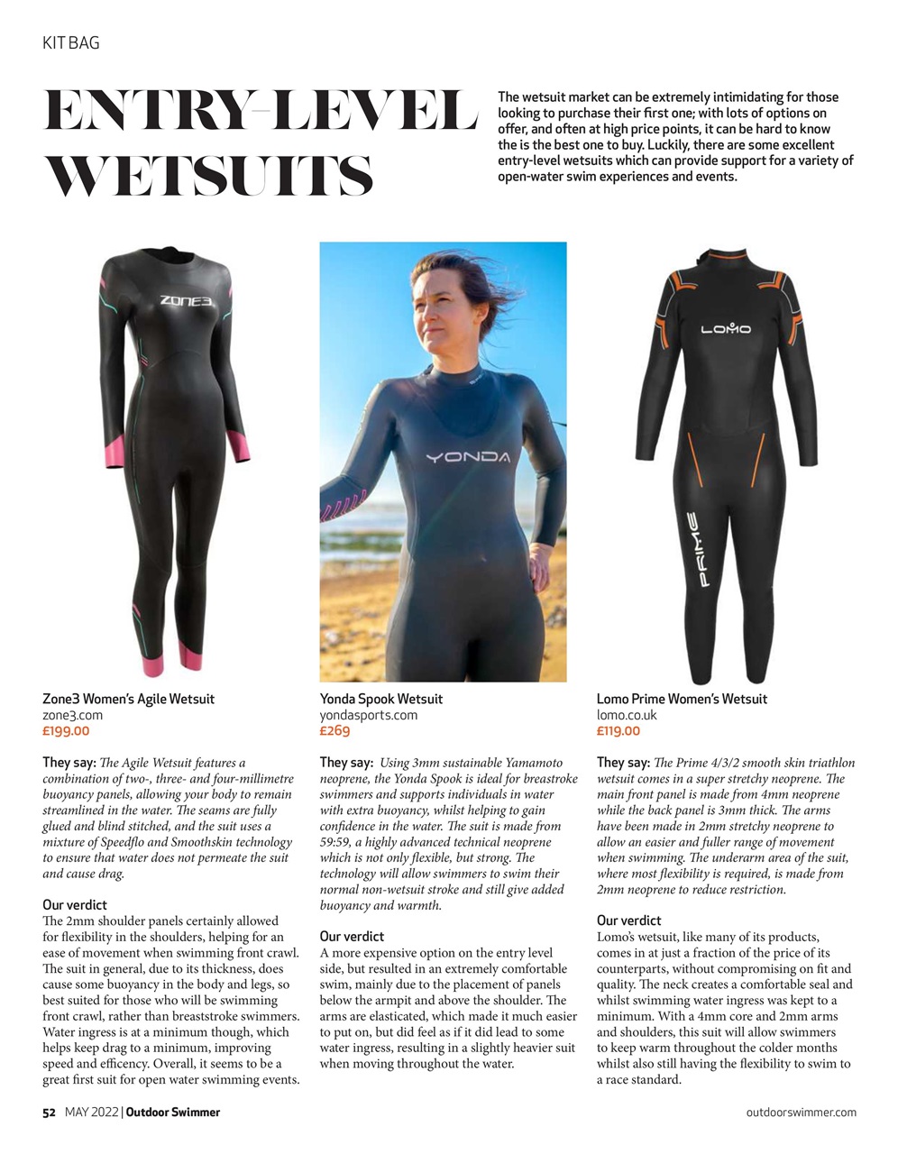 Outdoor Swimmer Preview Pages