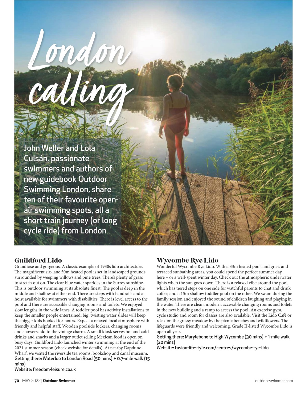 Outdoor Swimmer Preview Pages