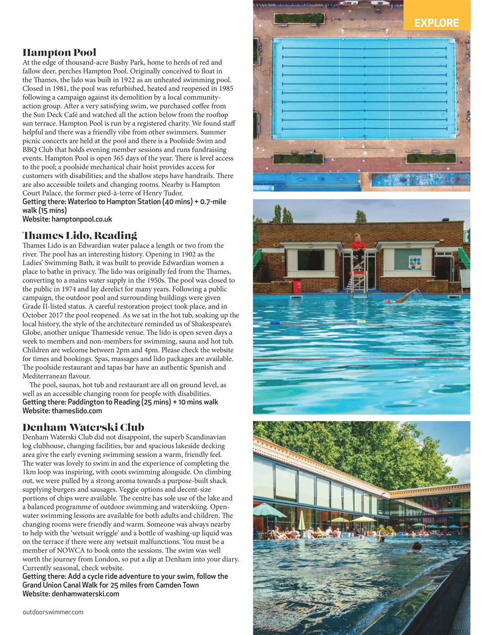 Outdoor Swimmer Preview Pages