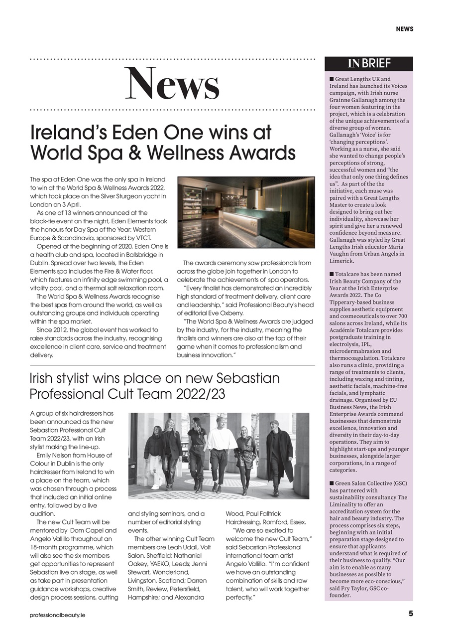 Professional Beauty & HJ Ireland Preview Pages