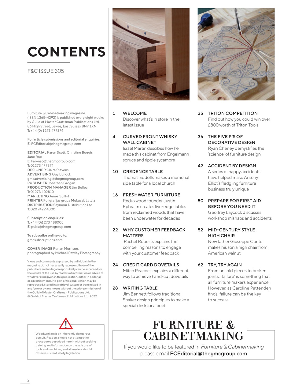 Furniture & Cabinetmaking Preview Pages
