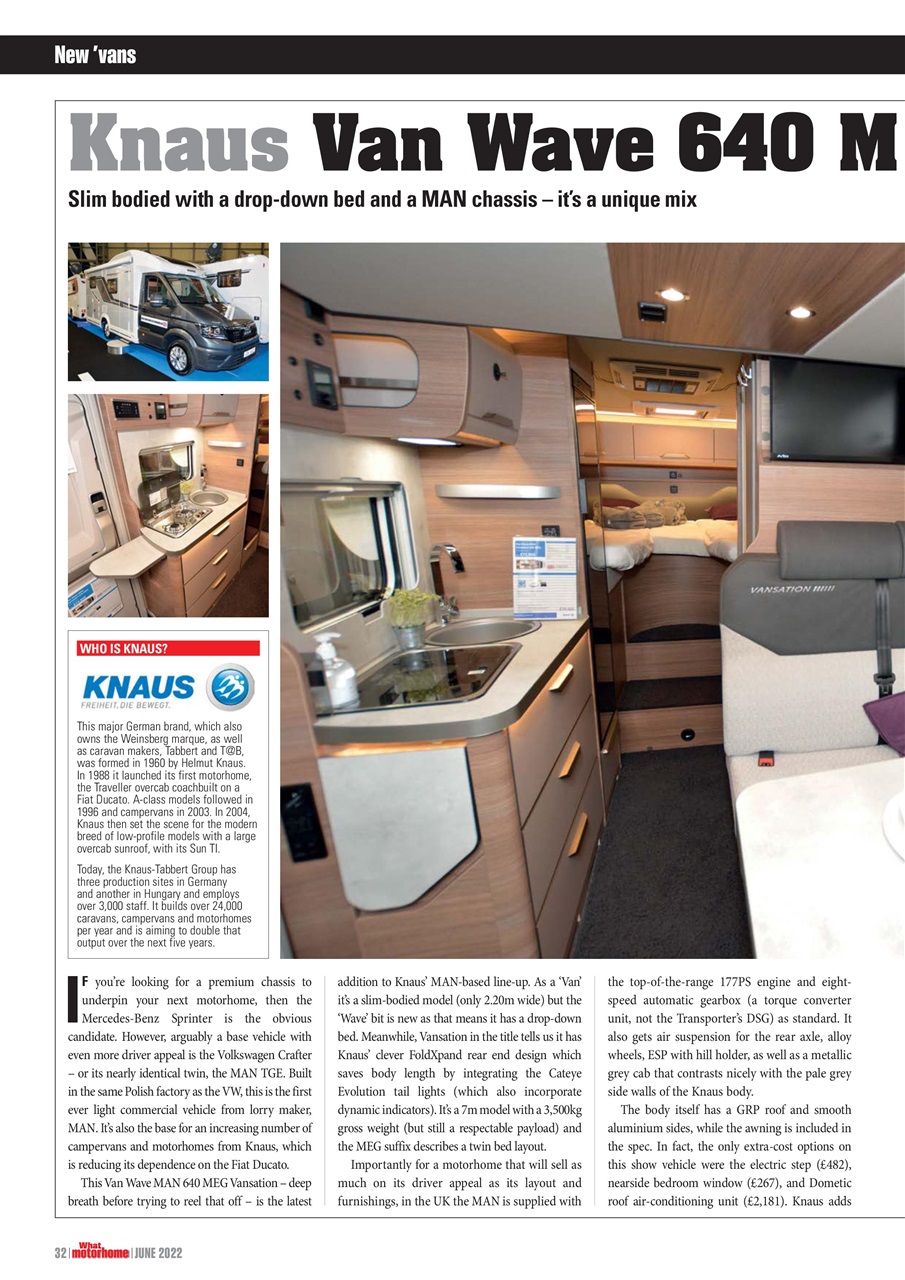 What Motorhome magazine Preview Pages