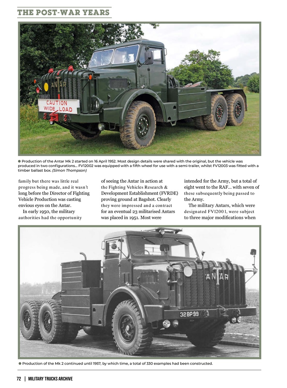 Military Vehicles Archive Preview Pages