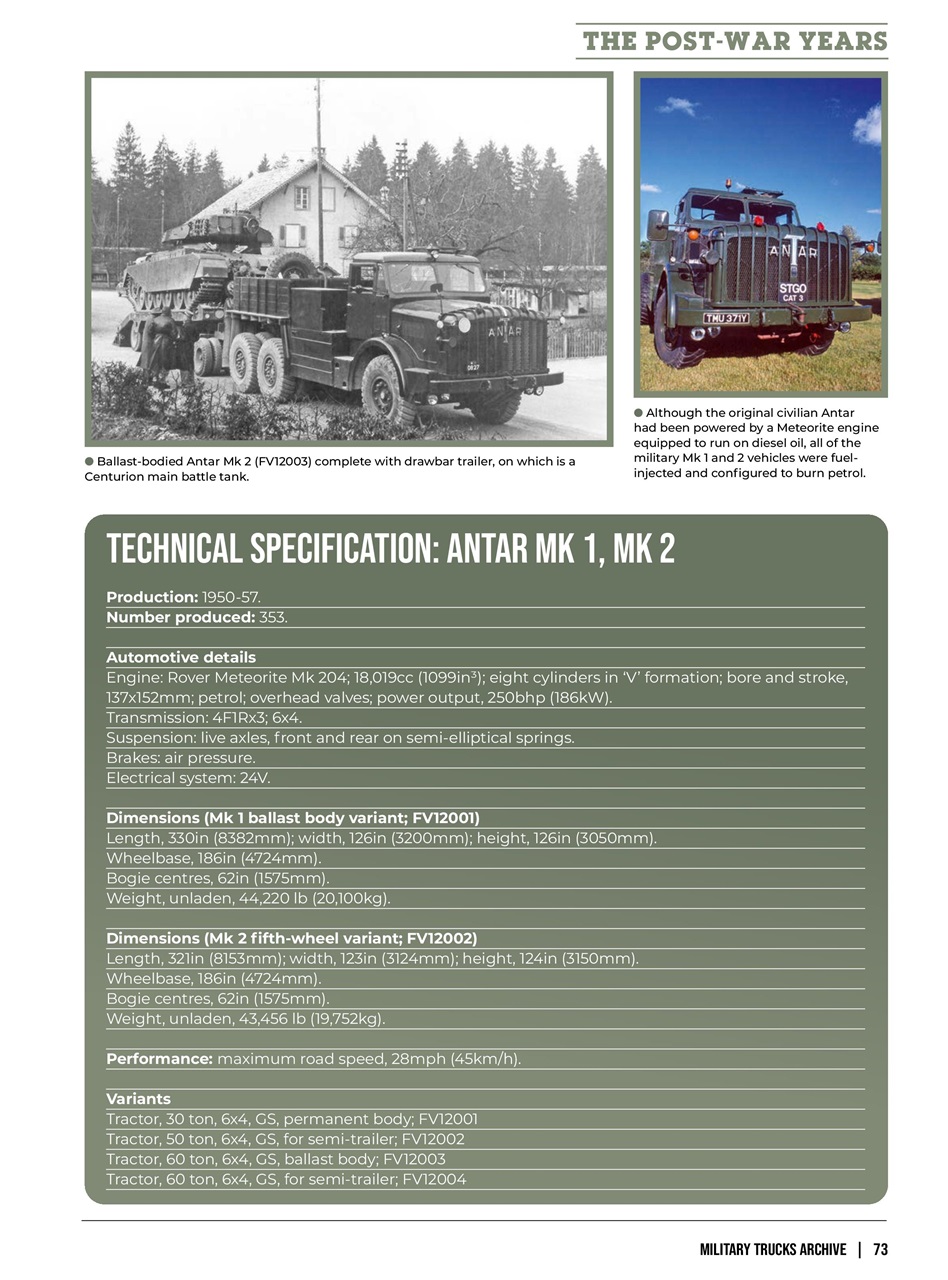 Military Vehicles Archive Preview Pages
