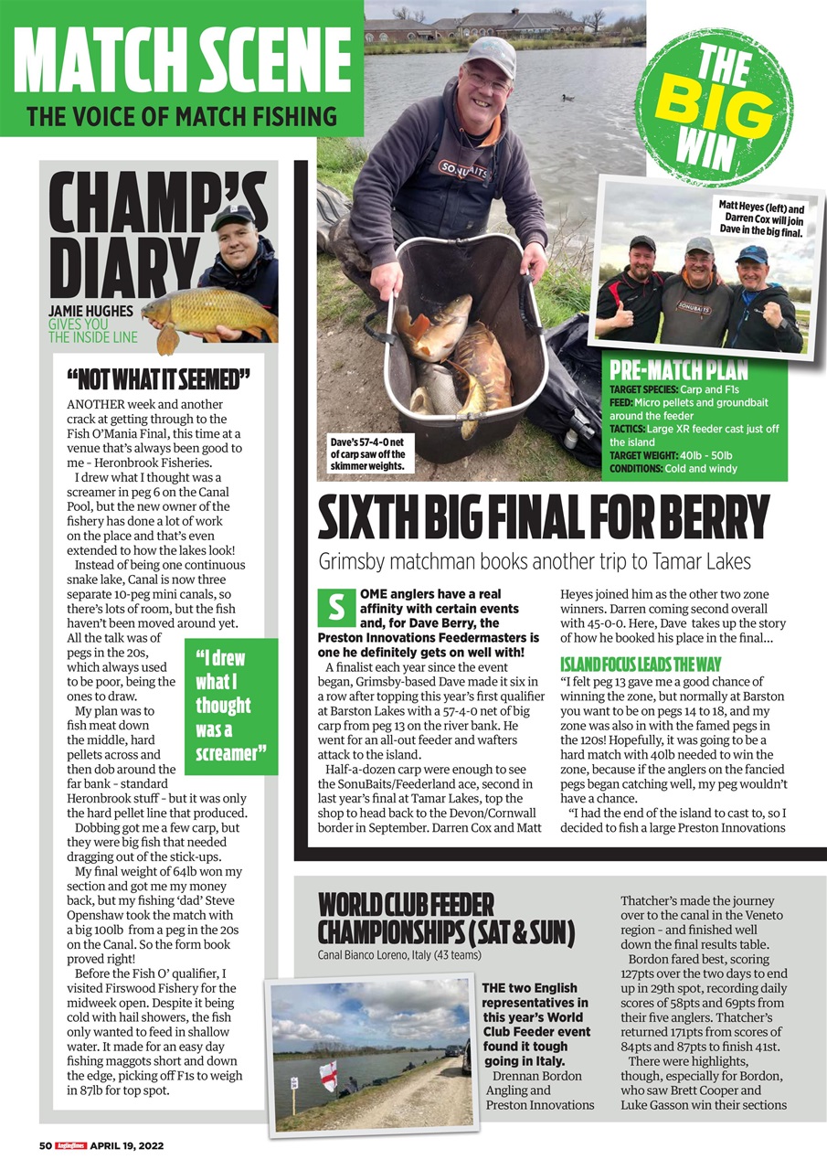 Angling Times Preview Pages