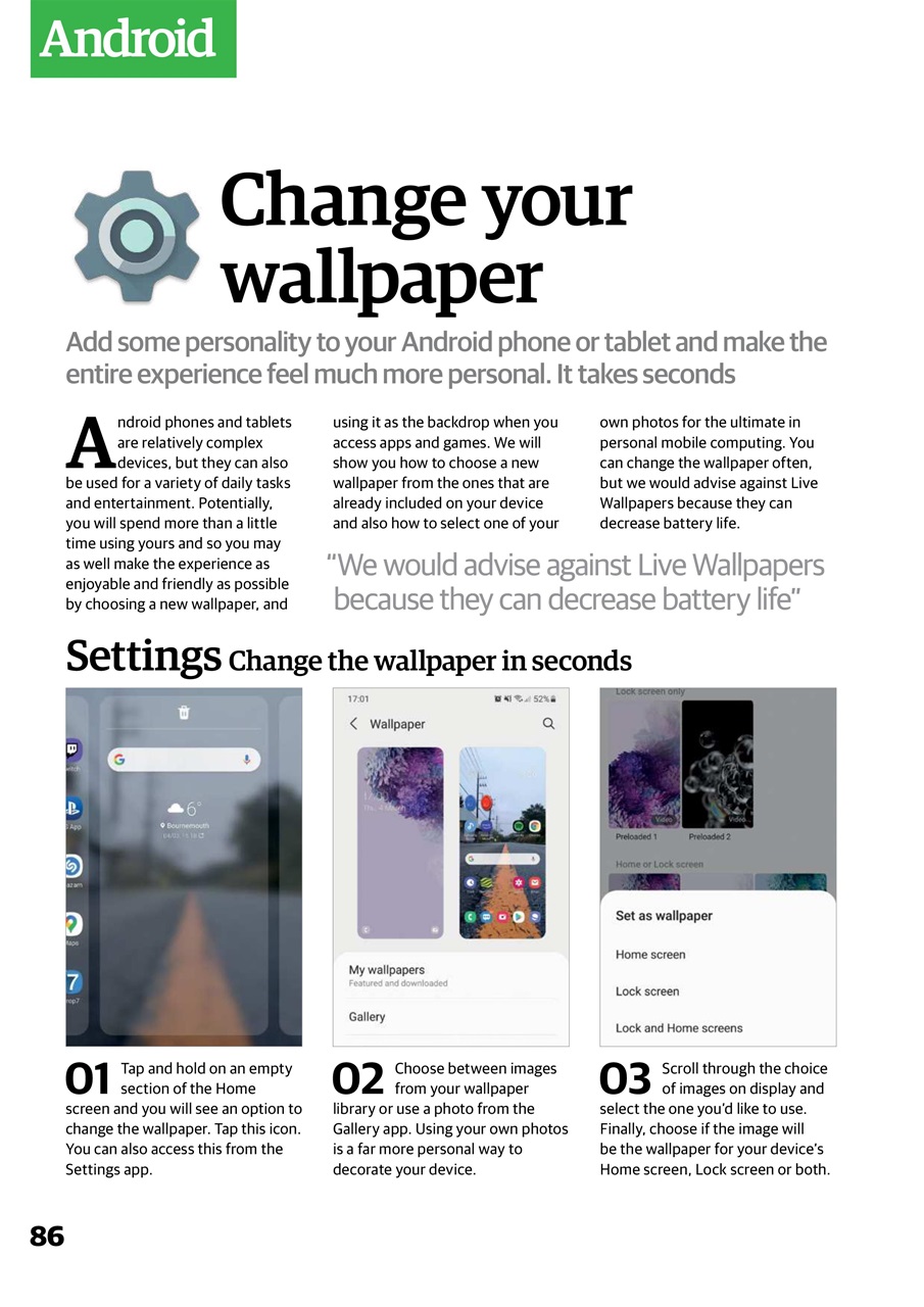Technology Bookazine Preview Pages