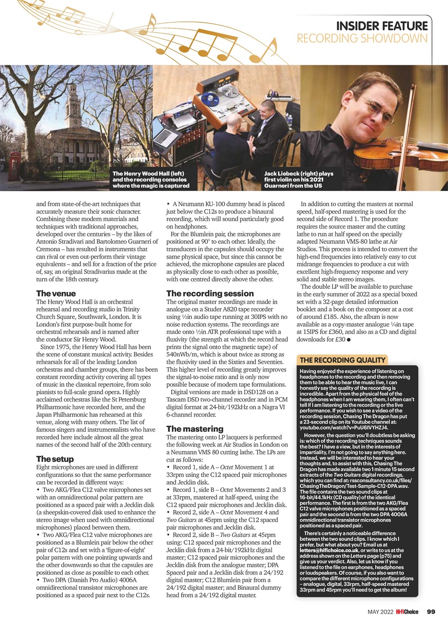 Hi-Fi Choice Preview Pages