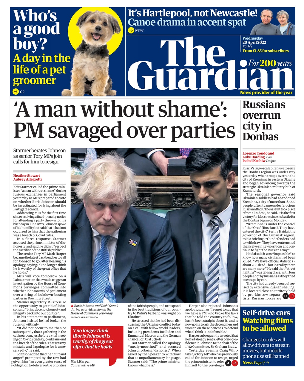 The Guardian Newspaper Preview Pages
