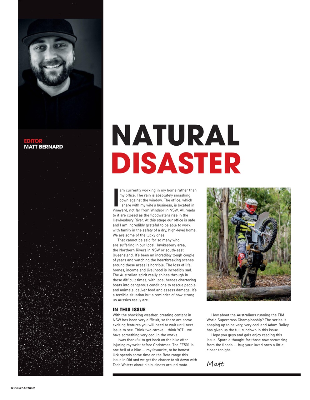 Dirt Action Preview Pages