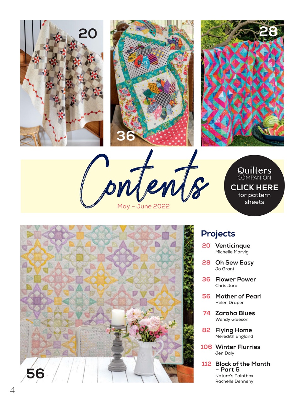 Quilters Companion Preview Pages