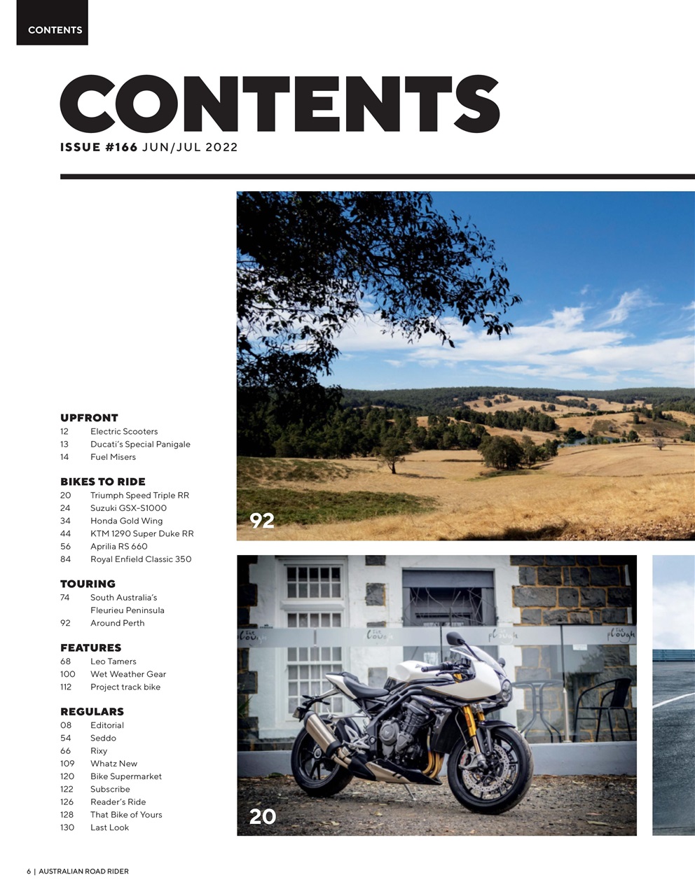 Australian Road Rider Preview Pages