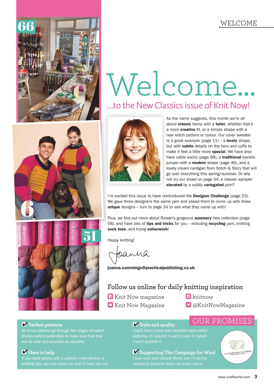 Knit Now Preview Pages