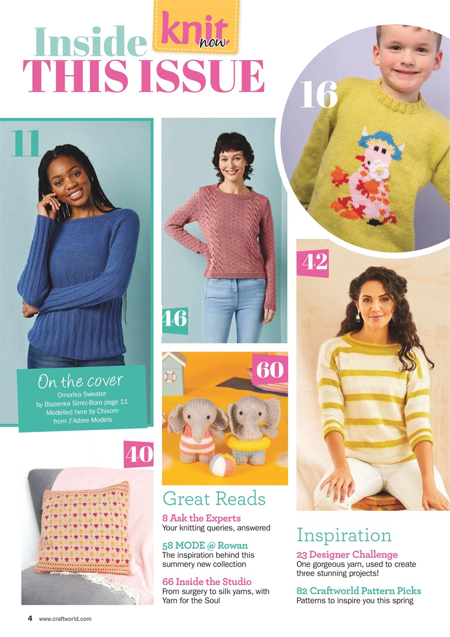 Knit Now Preview Pages