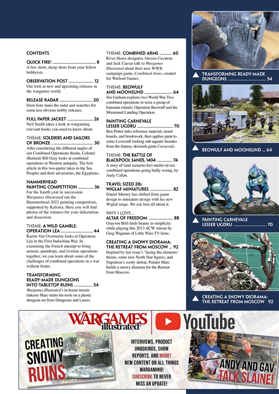 Wargames Illustrated Preview Pages