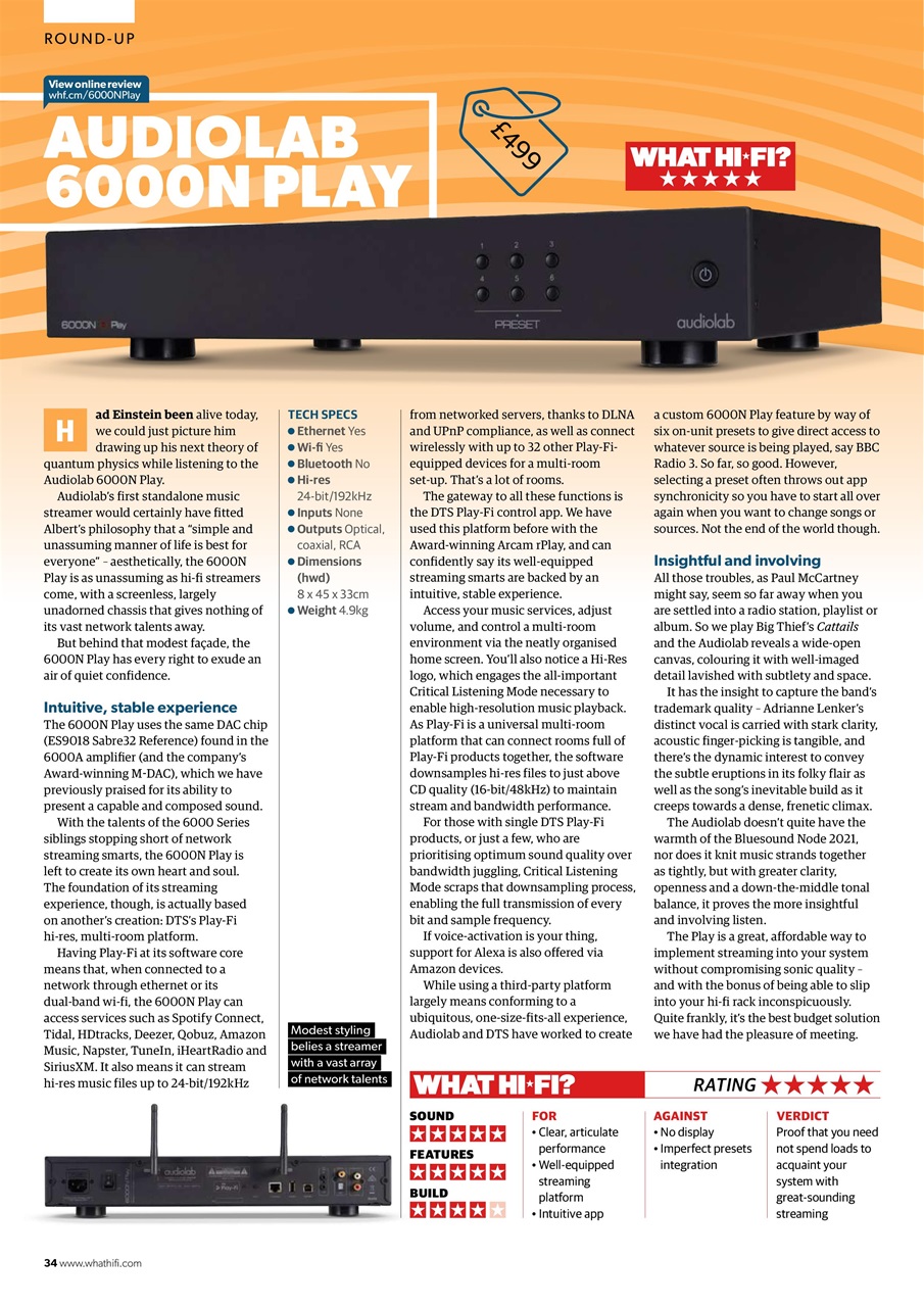 What HiFi Preview Pages